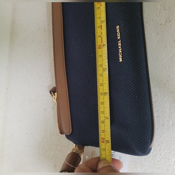 Michael Kors Navy and Brown Bag - Picture 6 of 7